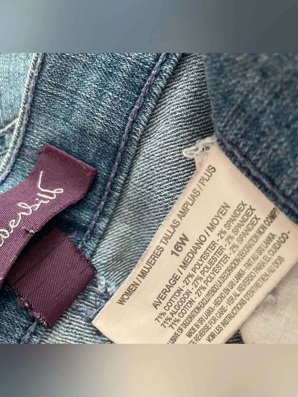 3 Pair Gloria Vanderbilt Jeans - Picture 2 of 3